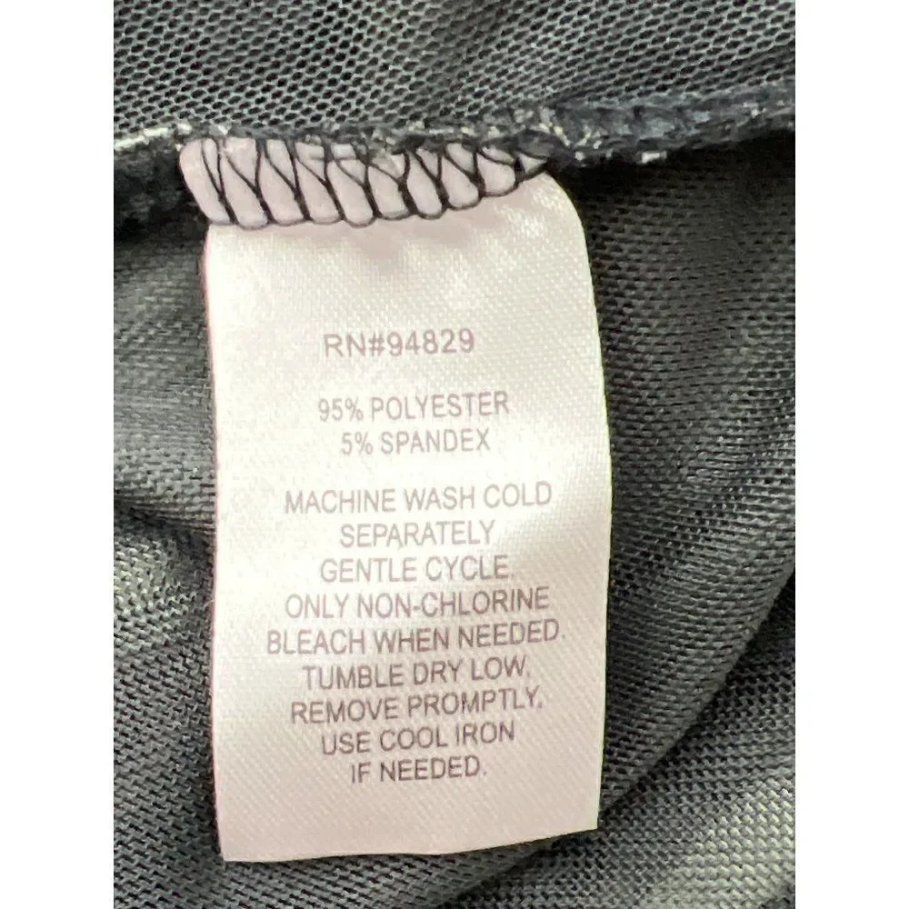 Derek Heart Women High Neck Mesh Camo Bodysuit Size S